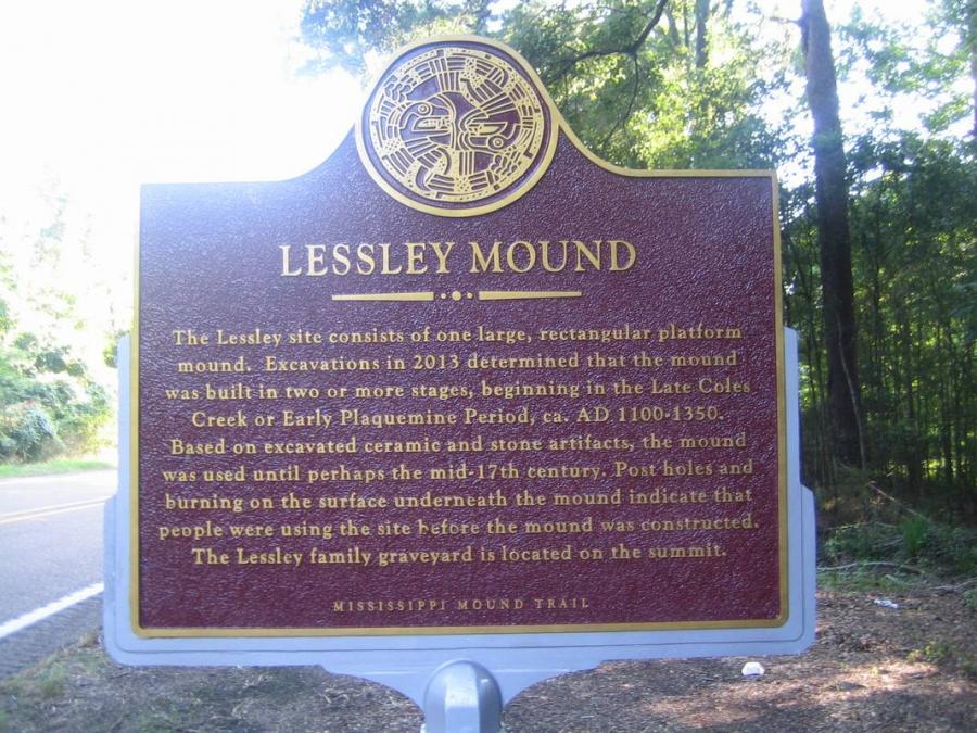 Lessley Mound Wilkinson County Mississippi